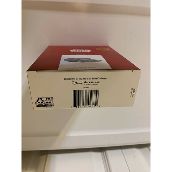 New 2021 Hallmark Keepsake Ornament Star Wars 25‎ Years MILLENNIUM FALCON… - Picture 8 of 10